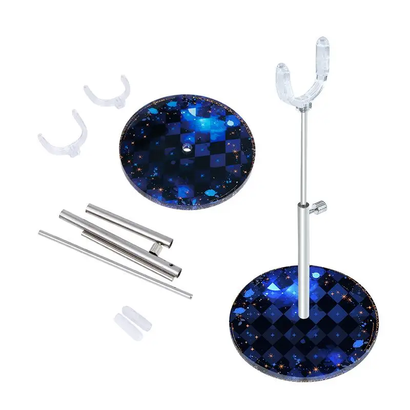 Adjustable Standing Extendable Bracket Patterned Base Bracket Doll Available Display Stand Accessorie Doll Clear Acrylic