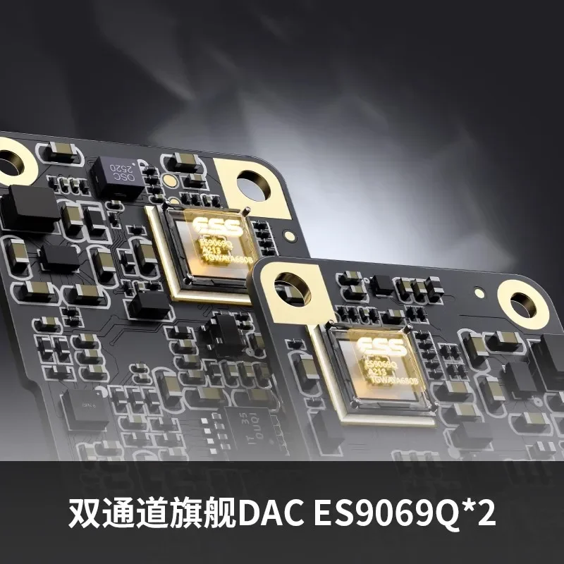 FiiO KA17 USB DAC Headphone Amplifier Dongle PEQ Adjustment Dual ES9069Q PCM768 DSD512 3.5/4.4mm Output Portable Audio Decoder