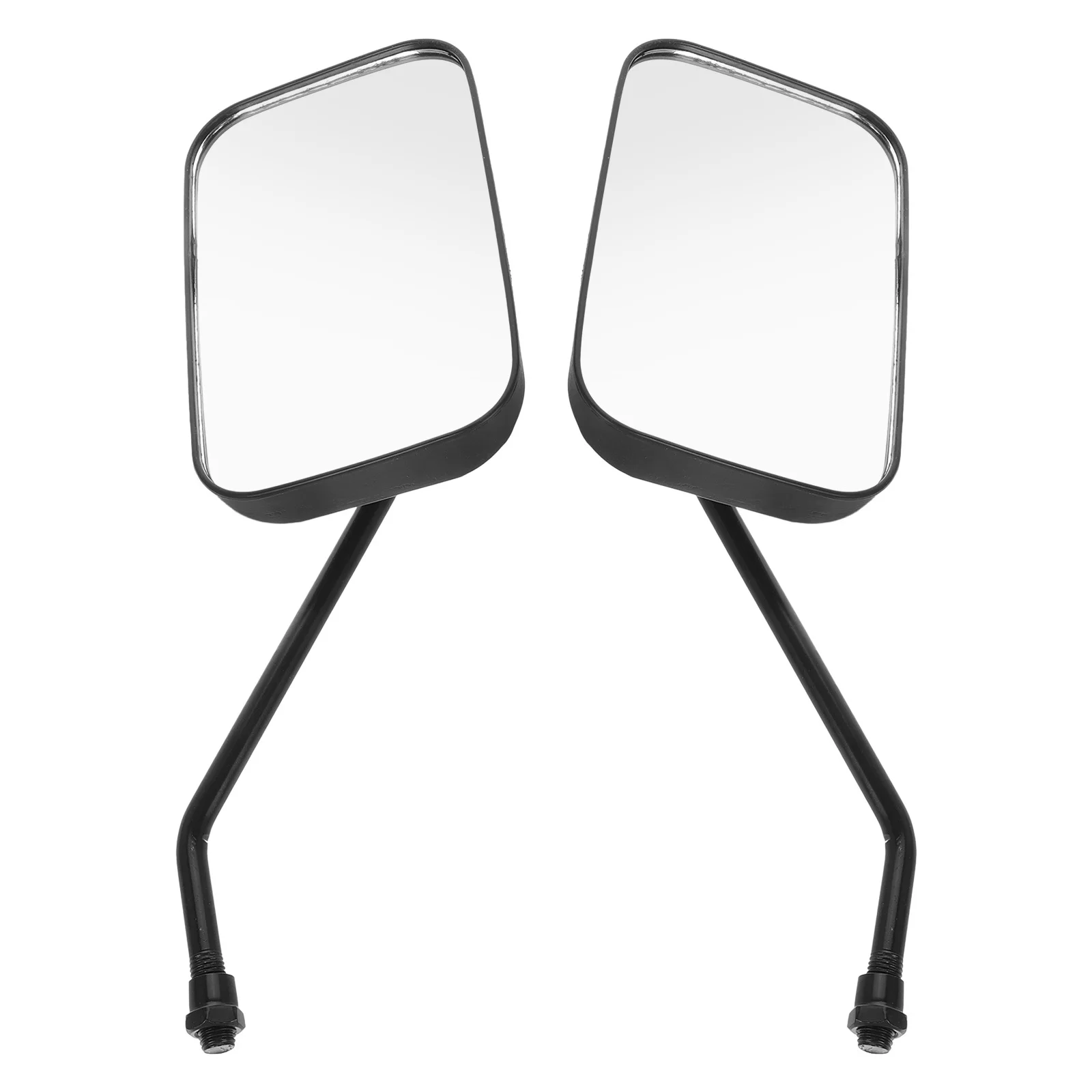 

1Pair Motorcycle Rearview Mirrors Reflective Wide-Angle Handlebar Replacement Modified Scooter Side Mirror Safety Accessories