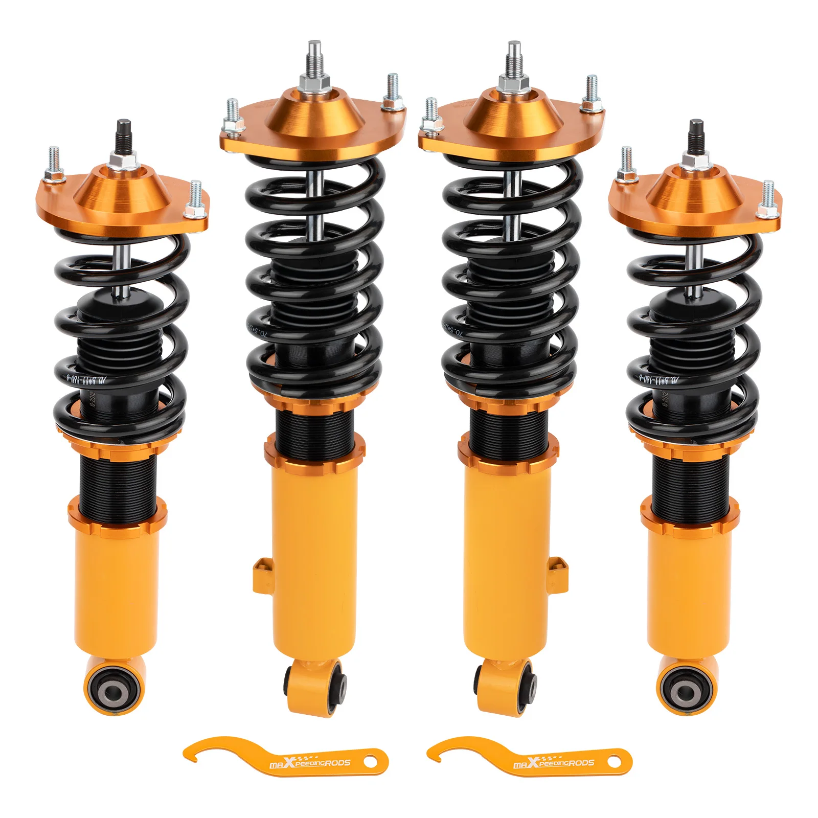 Maxpeedingrods Coilovers Suspension Lowering Kit for Mazda Miata MX-5 1989-2005 Height Adjustable Coilovers Shocks Absorber