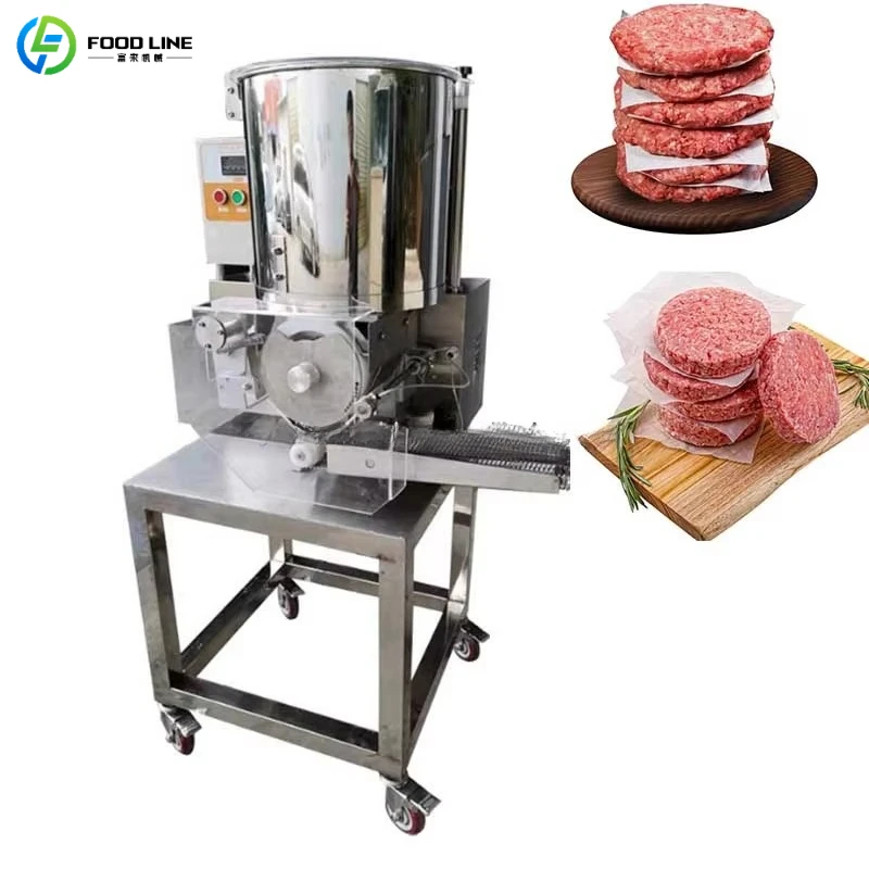 Customized Commercial Automatic Meat Patty Forming Machine Hamburger Patty Maker Meat Pie Making Equipment
