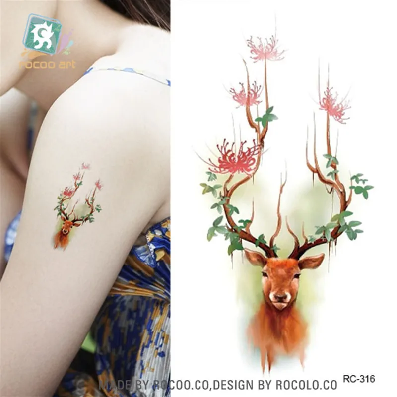 Body Art Waterproof Temporary Tattoos For Men And Women 3D Beautiful Bracelet Design Small Arm Tattoo Sticker Wholesale RC2292