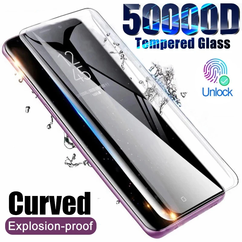 

Изогнутая Защитная пленка для Samsung Galaxy S23 Ultra S22 S21 S20 Note 10 Plus 20 Ultra S10 S10e