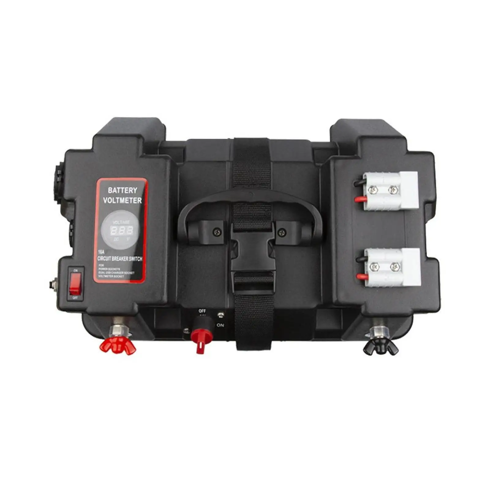 Battery Box High Performance Portable Outdoor Battery Box Multifunctional for RV Lawn and Garden Kayaks Automotive Camper