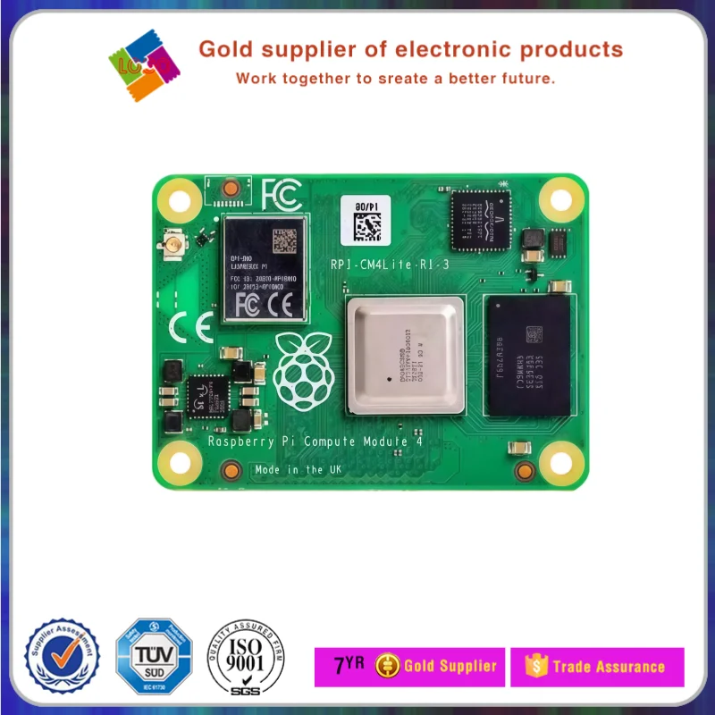 Original CM4 Lite CM4108000 8GB LPDDR4 SoM ARM Cortex-A72 1.5GHz IoT Gateway AI Edge Computing Embedded Board