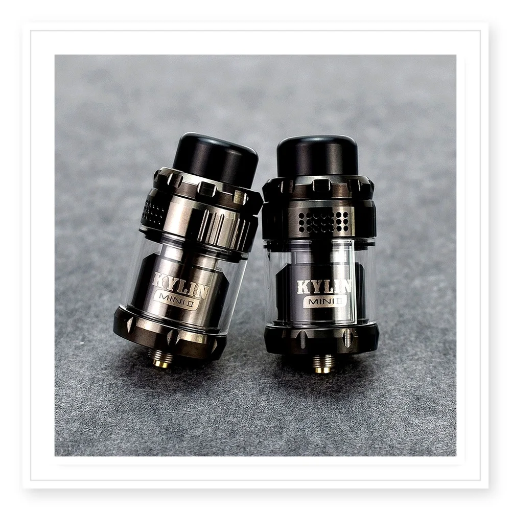Wolfcoolvape Kylin Mini V2 MTL Tank - 3ml/5ml RTA Atomizer for Single Coil E-Cigarettes
