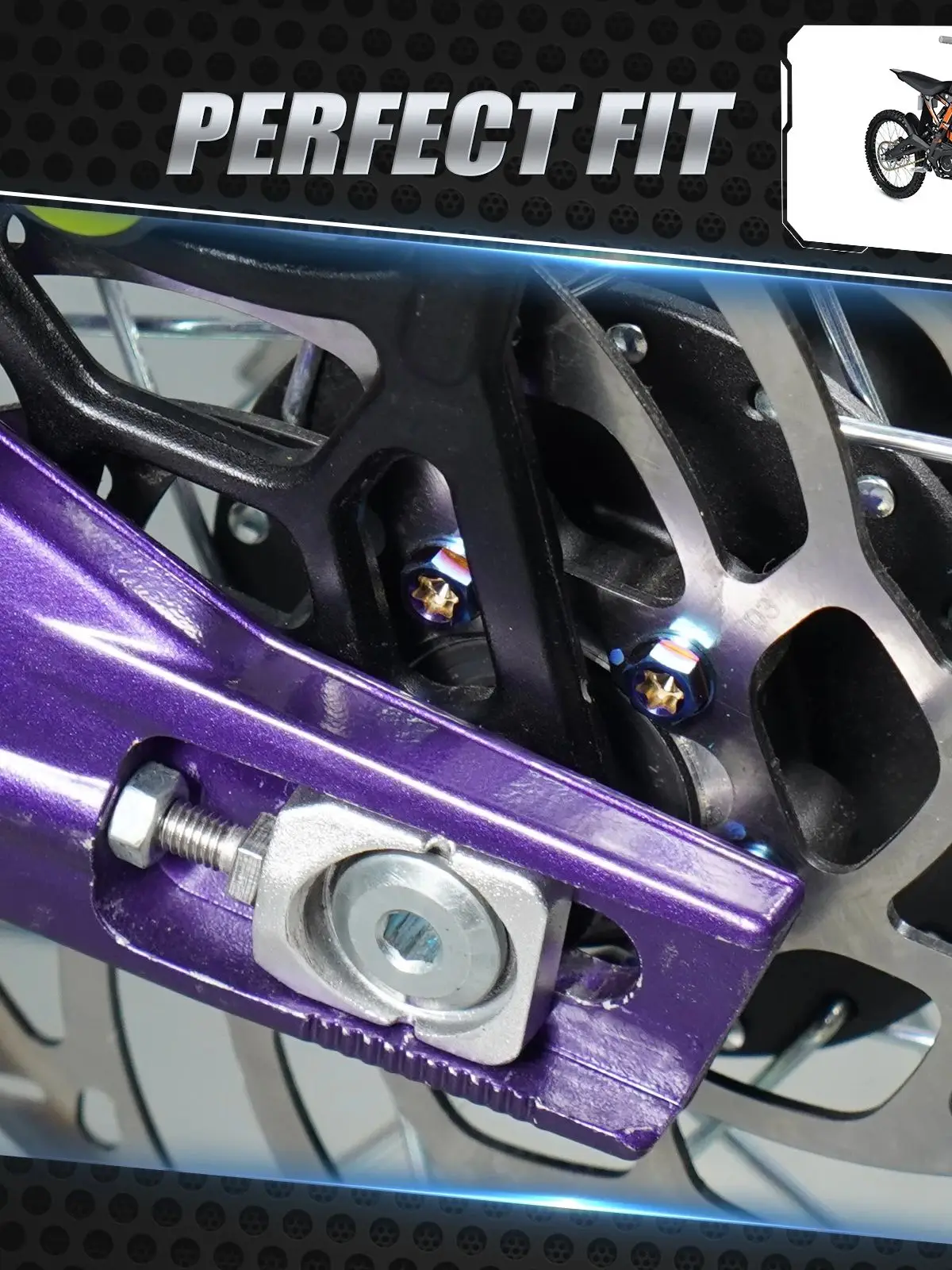 AliExpress NICECNC For Surron light bee X / S / L1E For Segway X160 X260 Sur-ron light bee X light bee S M6X13 Rear Brake Disc Pad Screws Dirt Bike