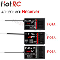 HOTRC 4CH 6CH 8CH 4 Channel Receiver for CT-6A HT-6A HT-8A DS-4A DS600 Transmitters RC Car Crawler Boat Ship Airplane Tank Parts