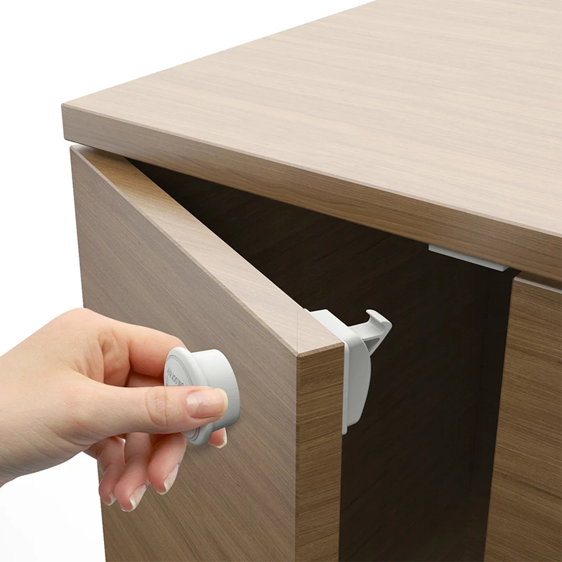 Magnetic Safety Lock Invisible Lock Child Safety Drawer Lock Cabinet Door Magnetic Child Safety Lock Limiter Child Protection