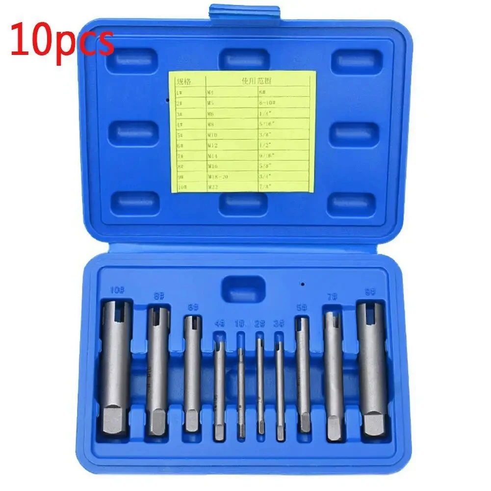 1 Set Hand Tools Screw Extractor Steel Broken Peeled Tap Remover Speedy Grab And Fixing Screw Removal Tool