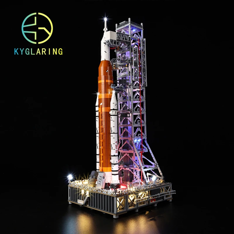 Kyglaring Led Lighting Set DIY Toys for 10341 for Artemis Space Launch SystemToys Lamp Kit(Only Light Kit Included)