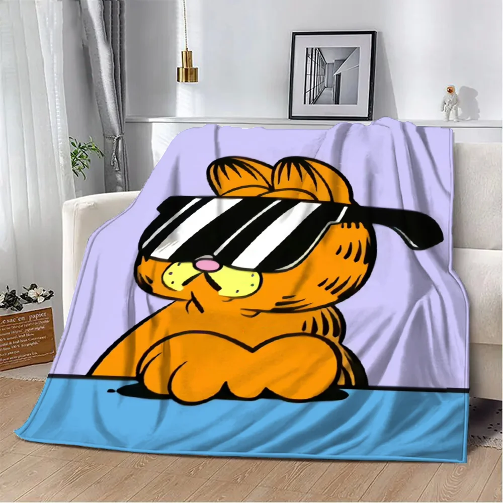 G-garfield Summer Blanket for Sofa Decoration Designer Throw Blanket Fluffy Microfiber Bedding Fluffy Soft Blankets Characters