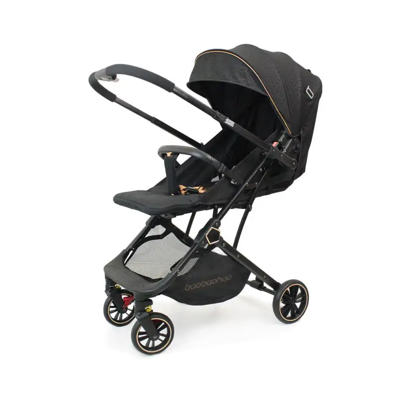 

Детская коляска, складывание одной рукой, с капюшоном, подарок на Рождество, двунаправленное движение.