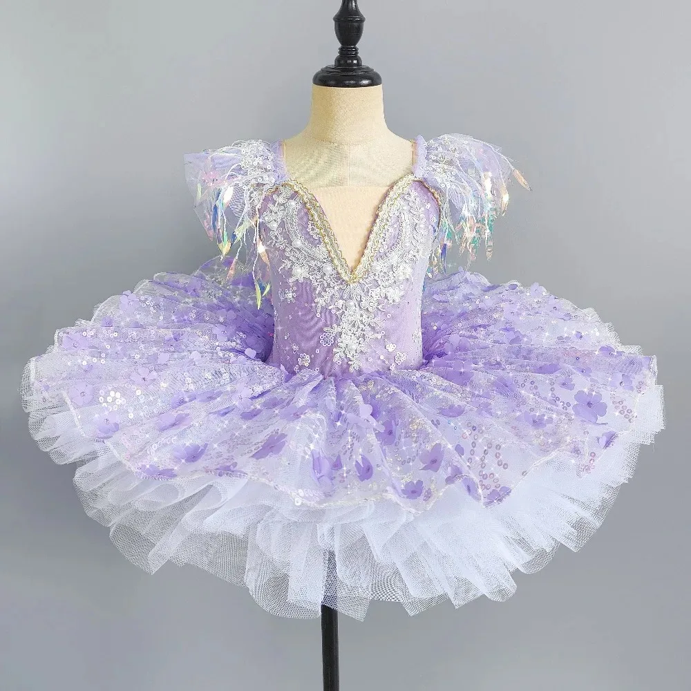 Stage Costumes Performance Party Princess Summer Leotards for Girls Ballet Dress Tutu Children Clothing Dance Wear Kids Clothes