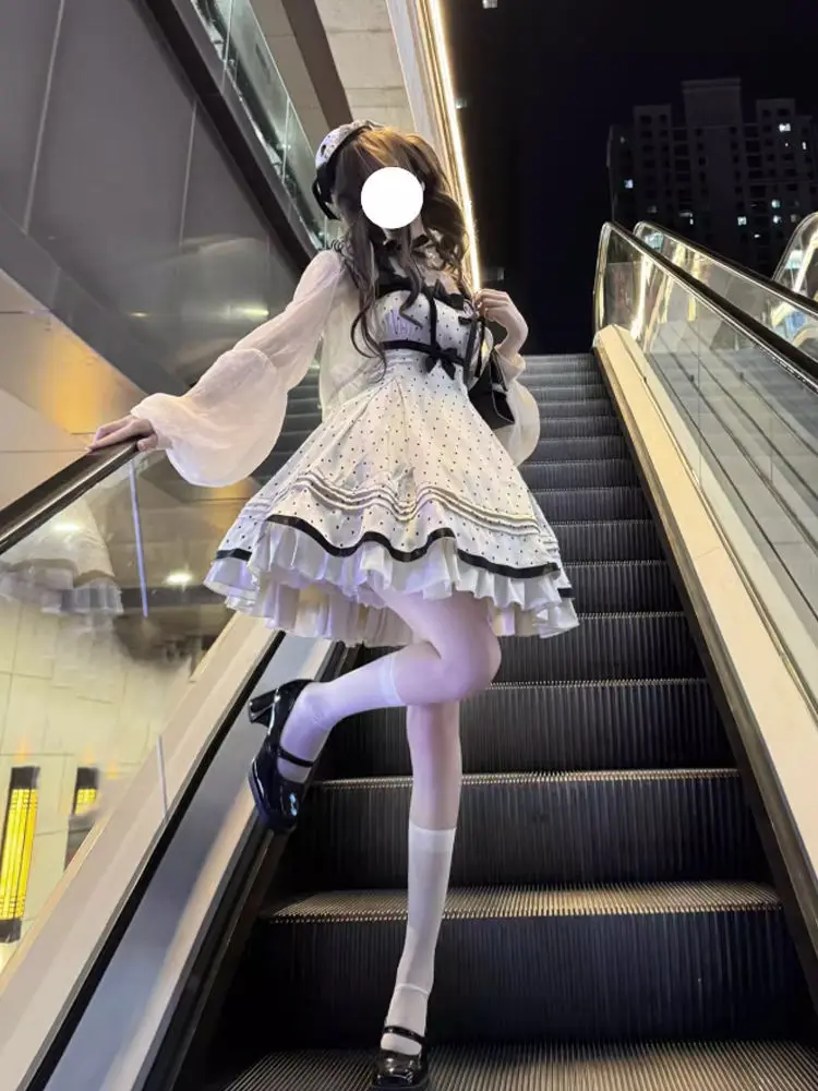 

Japan New Spring Clothes For Miss Everyday Elegant Lolita Dress Temperament Cardigan Suit