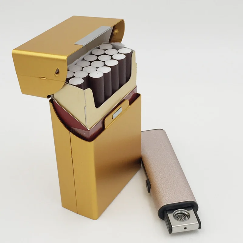 Metal Cigarette Case for 85mm King Size Cigarettes 