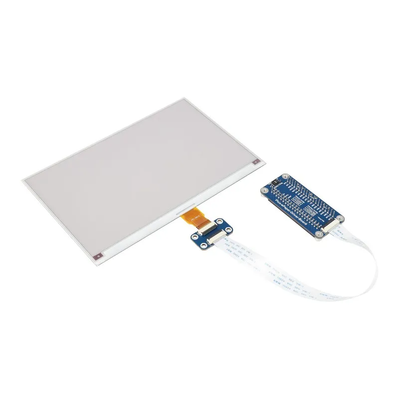 Waveshare 7.5 Inch E-Paper Display Module For Raspberry Pi Pico 800x480 Red Black White 3-Color E-Ink Screen SPI Interface