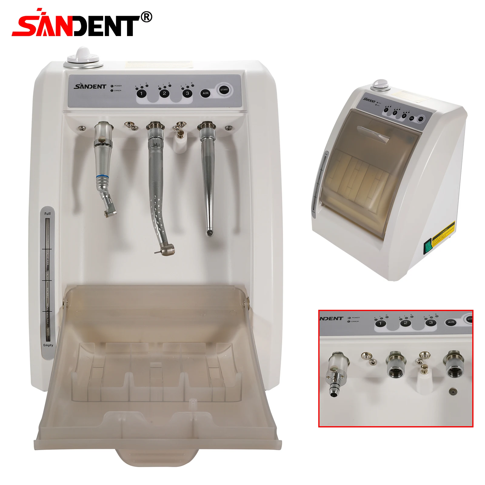 Dental Lab Handpiece Lubrication System Lubricant Cleaning Refueling Oil Machine Automatic
