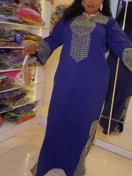 2025 Abayas for Women Dubai Luxury African Muslim Fashion Dress Caftan Wedding Party Dresses Boubou Robe African Clothing