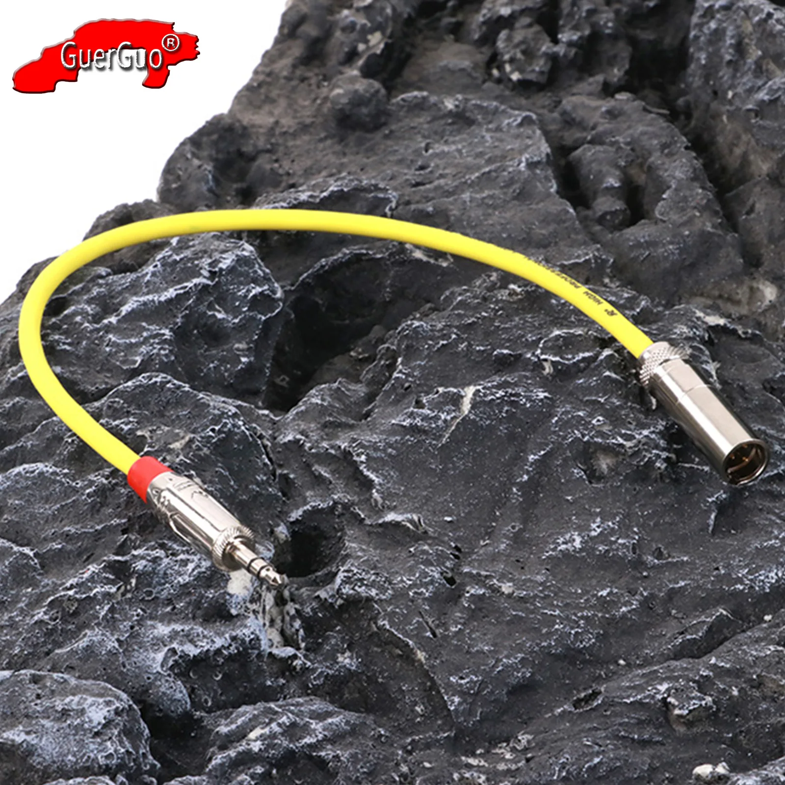 Mini XLR Male to 3.5mm Stereo Audio Plug Cable,3Pin Mini XLR Male to 1/8