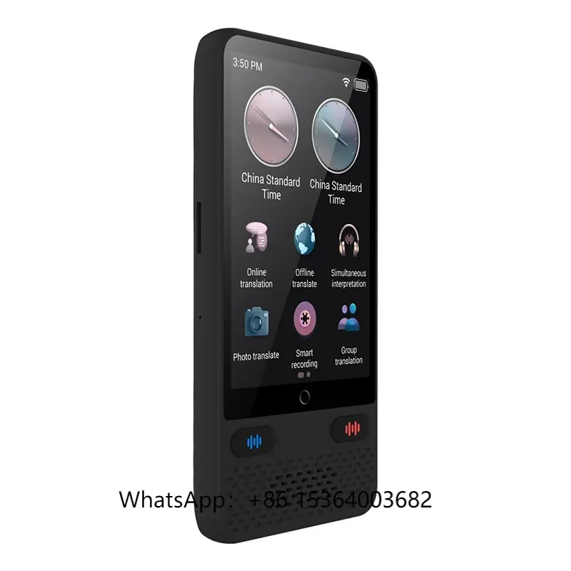 

TJXL-2025 New S85 138 Languages Translator Real-Time Voice/Photo & 3.5" HD Screen - Offline Mode for Business Travel/Study Abroa