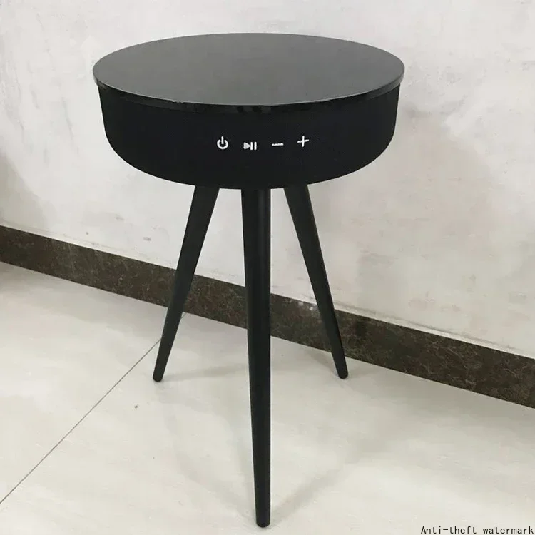 2026 - 6600mAh portable power bank for outdoor and indoor use, desktop USB charger, furniture stand, wireless speaker.