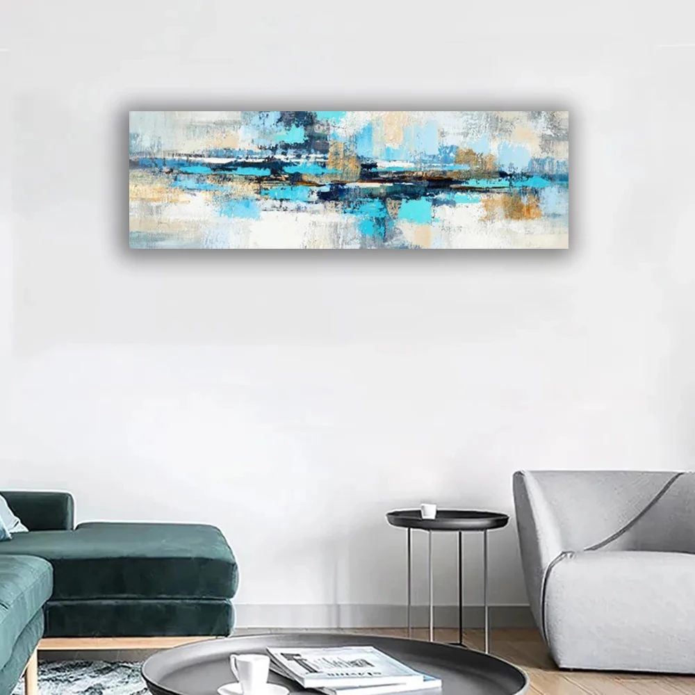 

Modern Abstract Landscape Oil Painting Poster and Print Wall Art Design Canvas Painting Picture for Living Room Decor