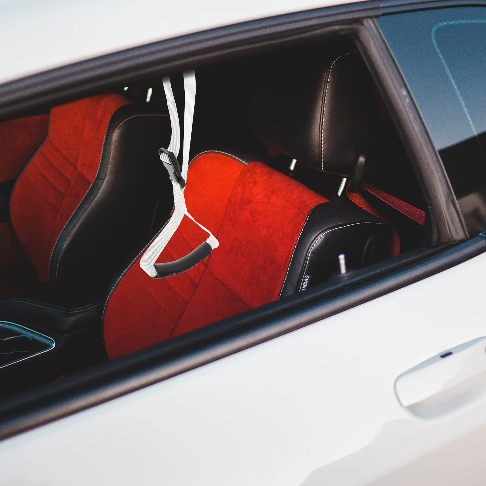 

Car Assist Handle Durable Webbing Plastic Elderly Support Grip Easy Entry Exit Mobility Aids Automotive Grab Handles