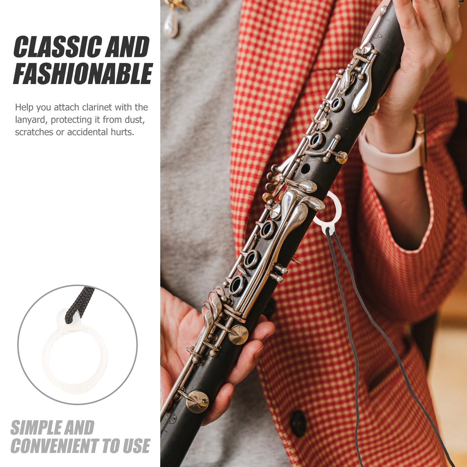 

Lanyards for Clarinet Jewelry Accessories Neck Strap Cord Hanging Rope