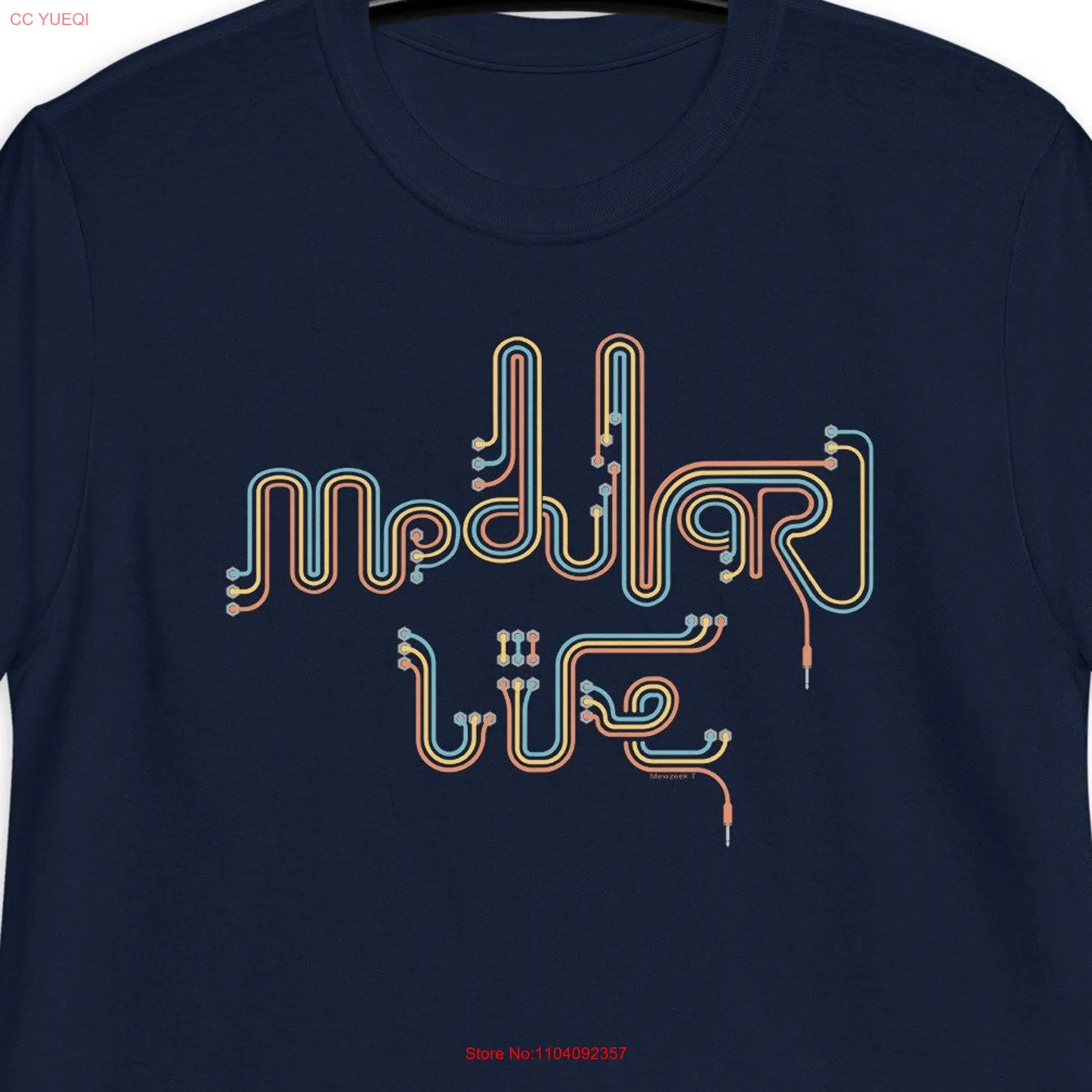 Modular Synthesizer T Shirt for Eurorack synth lover long or short sleeves