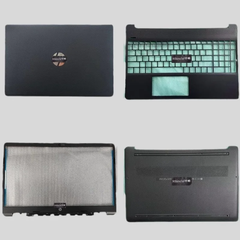 New For HP 15S-FQ 15s-FR 15s-ER 15-DY 15-EF TPN-Q222-Q230 LCD Back Bezel Cover Upper Top Case Bottom Silver Black Shell