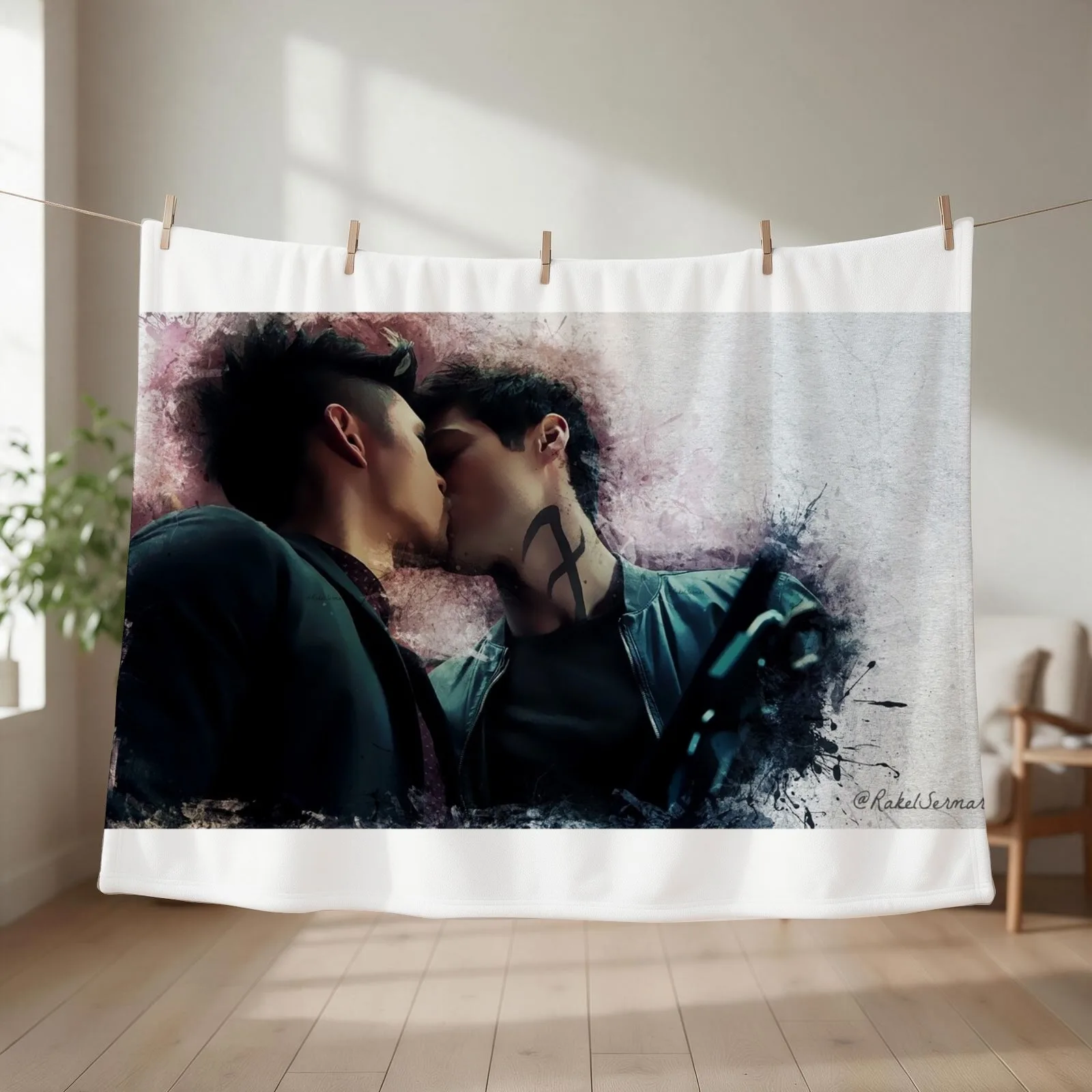 Malec Aku Kamu Tape Throw Blanket Soft Decorative Sofas Large Sofas Blankets