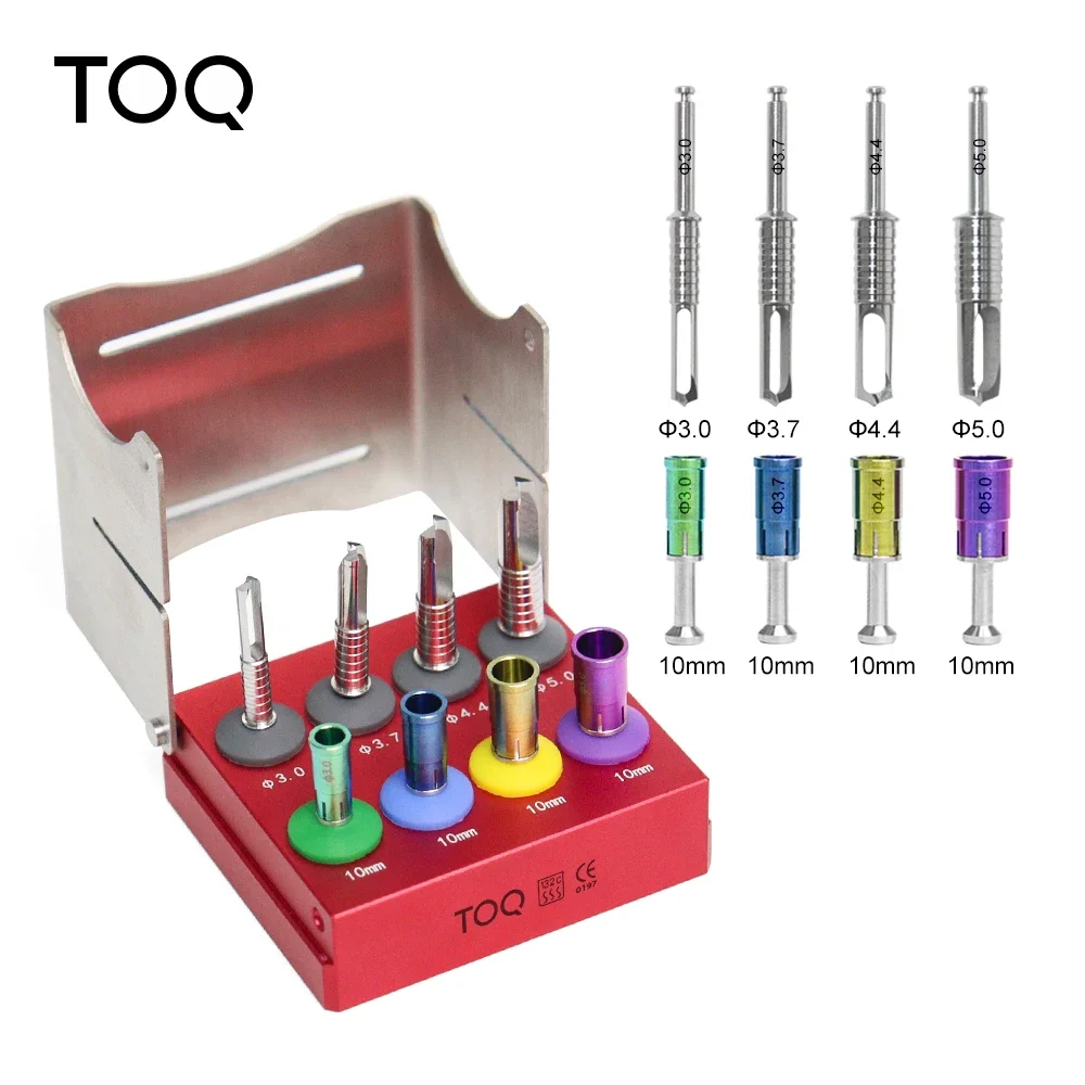 Dental Implant Drill Set Stainless Steel Bone Expander Kit Implant Surgical Burs Cutting Trephine Burs Dental Implant Kit