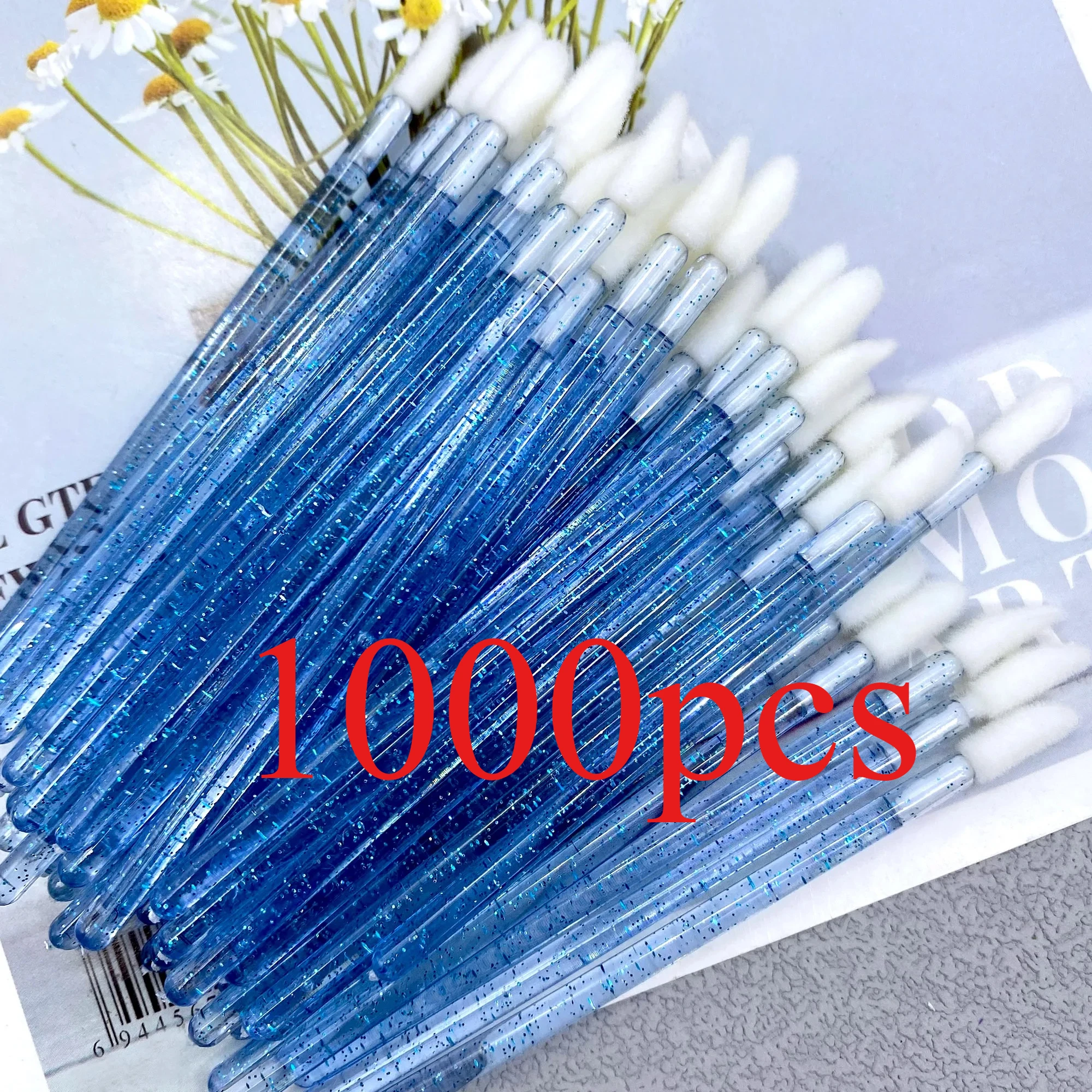 Wholesale 100/1000 PCS Disposable Lip Brush Women Accessories Lipstick Gloss Wands Applicator Perfect Best Make Up Tool Hotting image 3