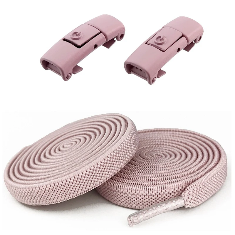 Druckverschluss-Schnürsenkel ohne Binden, Farbverlauf, flache elastische Schnürsenkel für Sneaker, Kinder und Erwachsene, Schnürsenkel ohne Binden für Schuhe, Zubehör