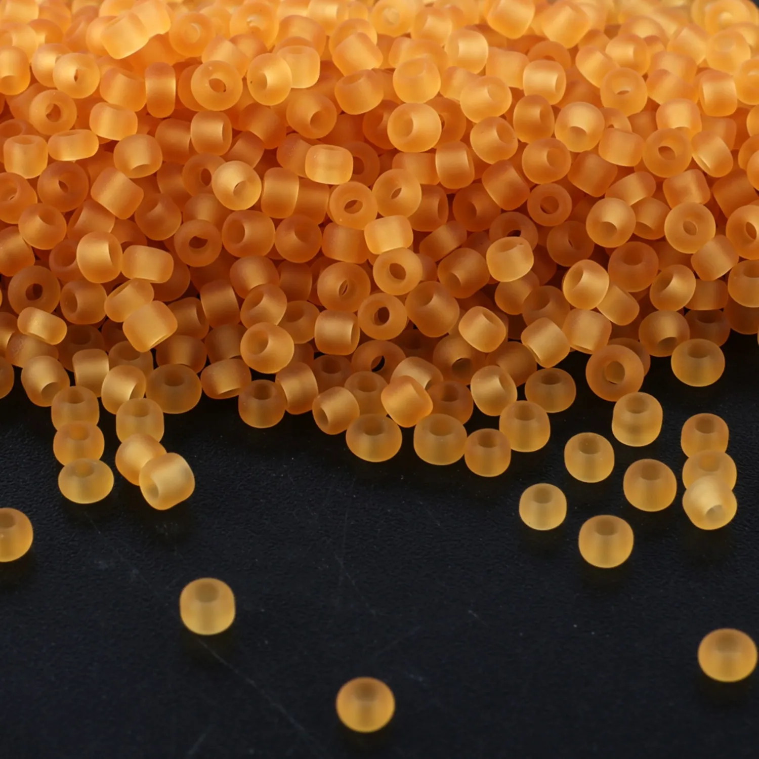Hochwertige transparente matte Farbperlen CJ 11/0, 10g/Tube, geeignet für alle Arten von DIY-Bastelarbeiten usw. – Detail 12