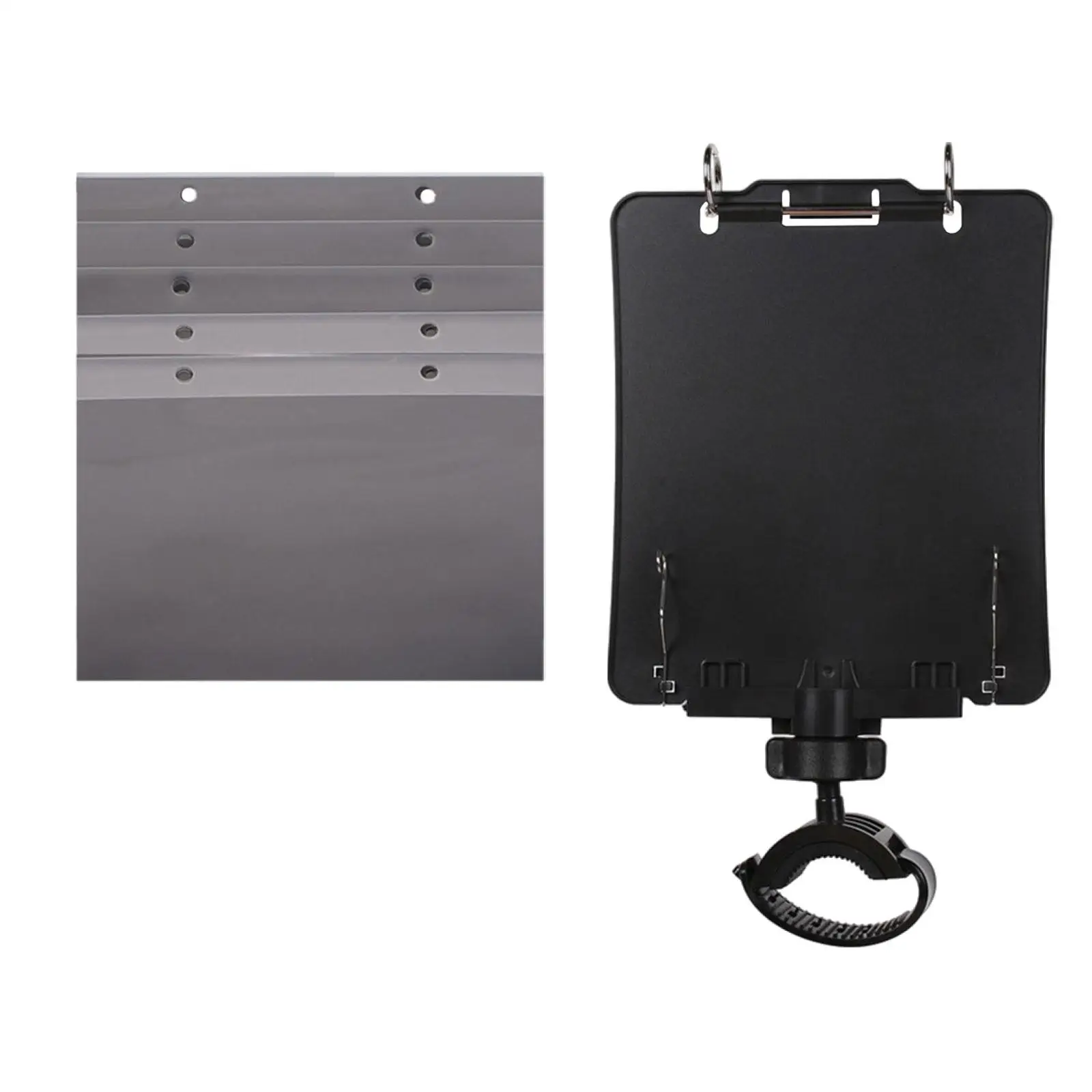 

Держатель для нот для тромбона, маршевый зажим, аксессуары для инструментов, регулируемый на 360 градусов ° Вращающаяся лира для марширующего оркестра