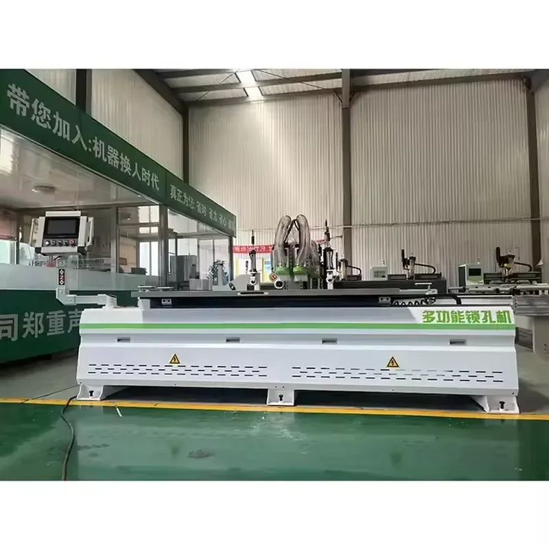 CE Certificate Woodworking Lock Hole Opening Wood Door Lock Hole Hinge Drilling Flexible Customization Cnc Automatic Wood