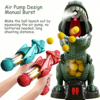 Fight my dinosaur fun shooting aerodynamic soft bullet gun parent-child interactive competitive game battle against dinosaurs