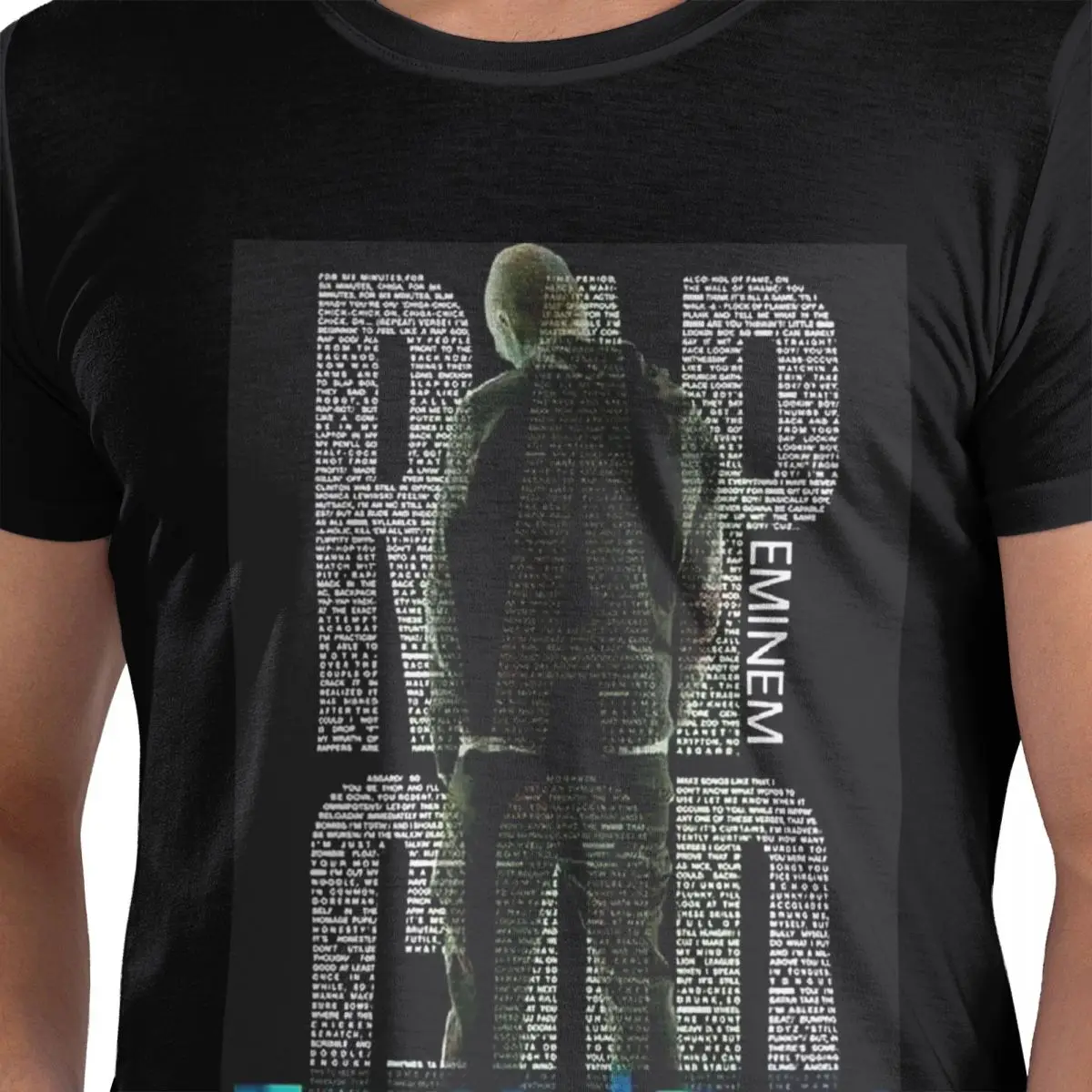 

Rap God Eminem 100% Cotton T-Shirt Men's Fashion T Shirts Men Round Neck Short Sleeve S-6XL