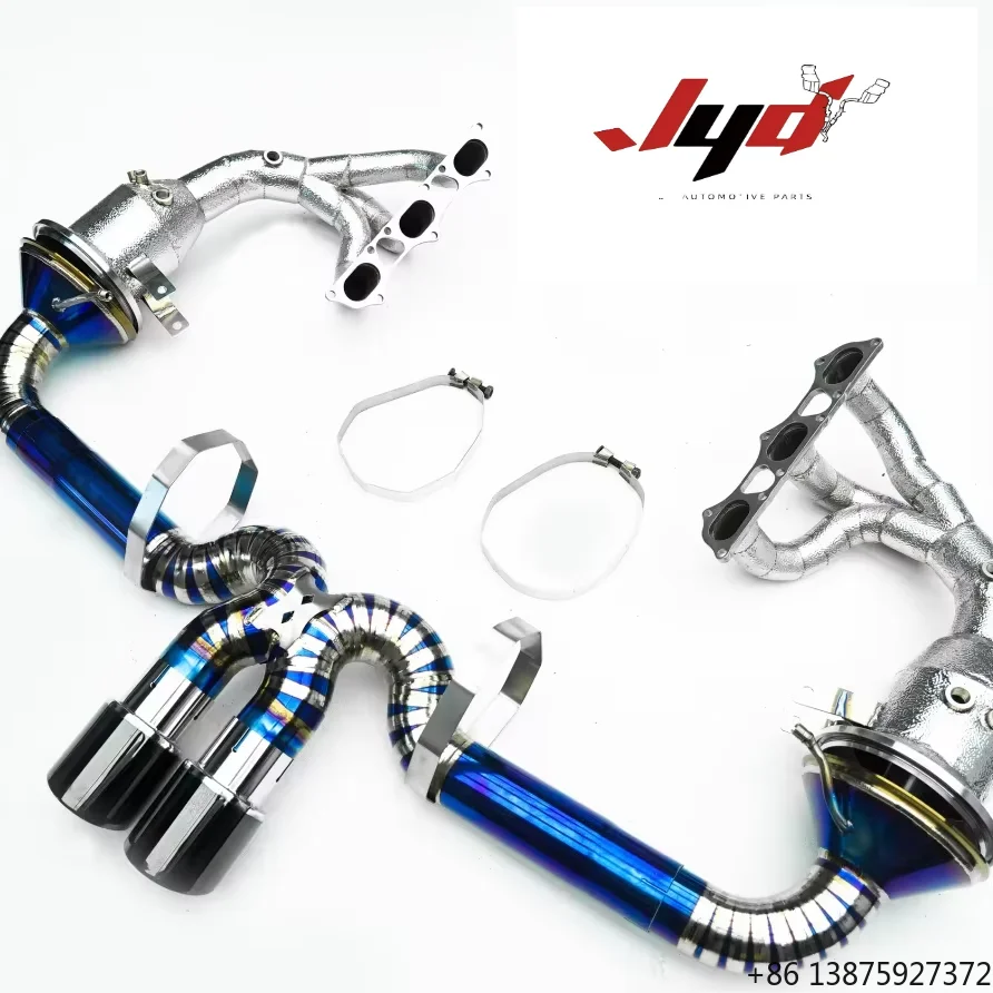 

Высококачественная новая выхлопная система Catback с зеркальной полировкой и клапаном для 992 GT3 4.0T, из титанового сплава