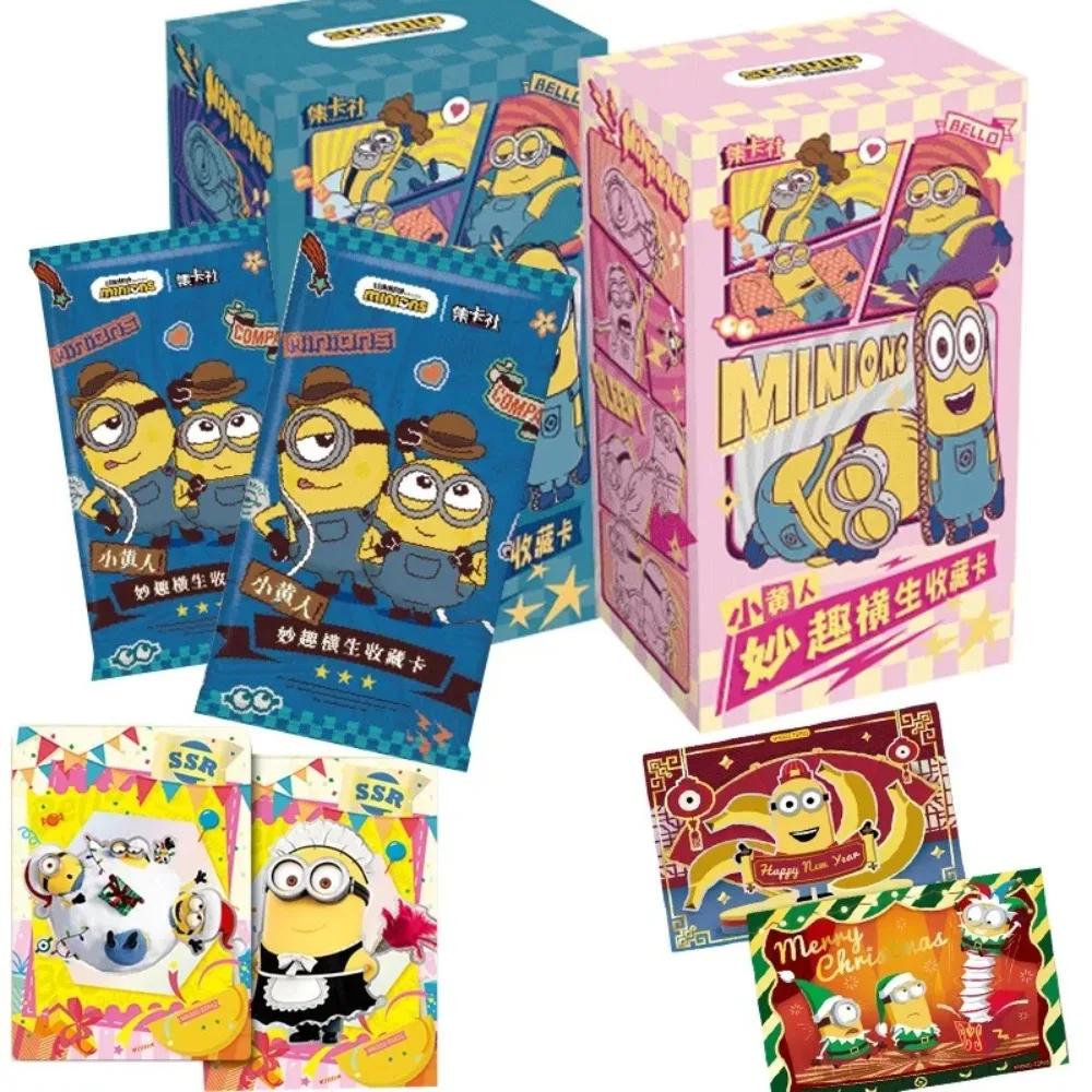 

Anime Minions Card Genuine Authorized Minions Big Eyes Movie Fun And Witty Series Rare Collection Card Children Toy Hobby Gift