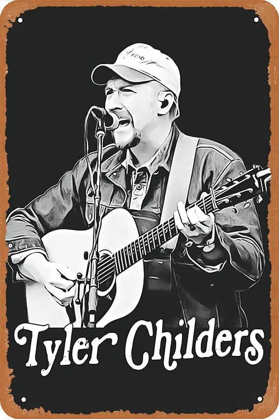 Tyler Childers Photographic Print 8” x 12” Vintage Metal Tin Sign Home Bar Man Cave Wall Decor