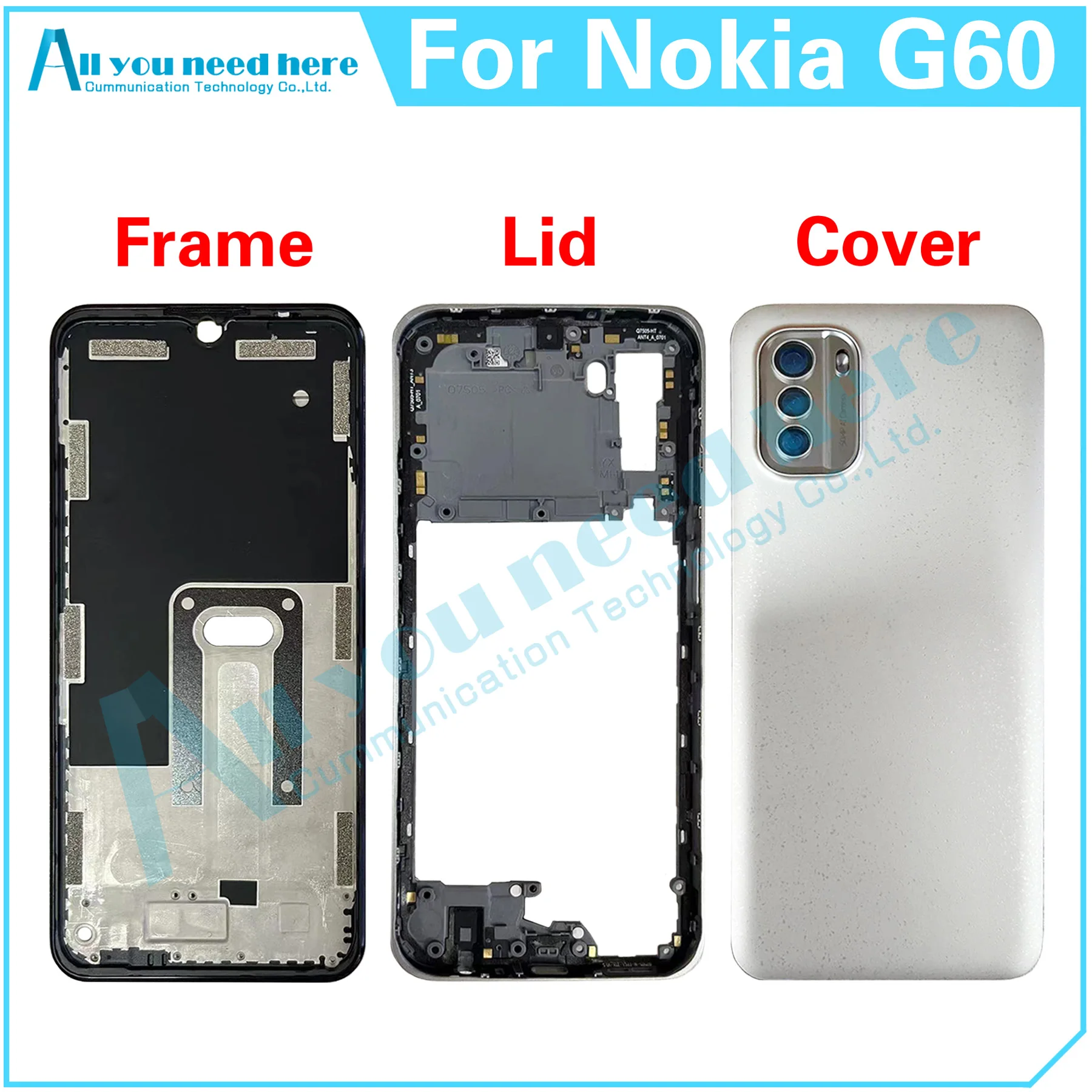 

Задняя крышка батарейного отсека для Nokia G60 TA-1490 TA-1481 TA-1479 TA-1475