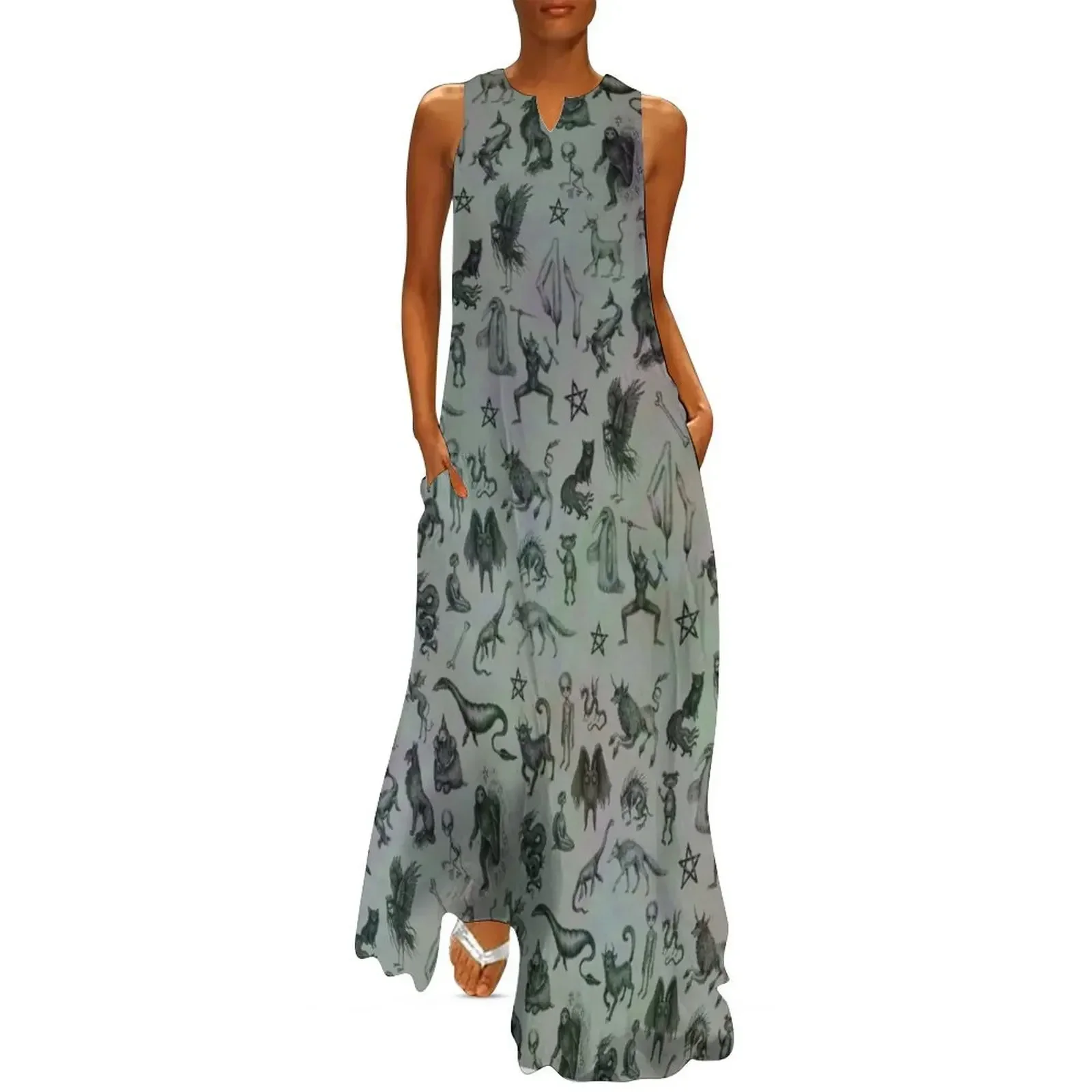 

Cryptid Crew Long Dress evening dresses luxury 2025 luxury evening dresses 2025 Summer women's clothing Dress