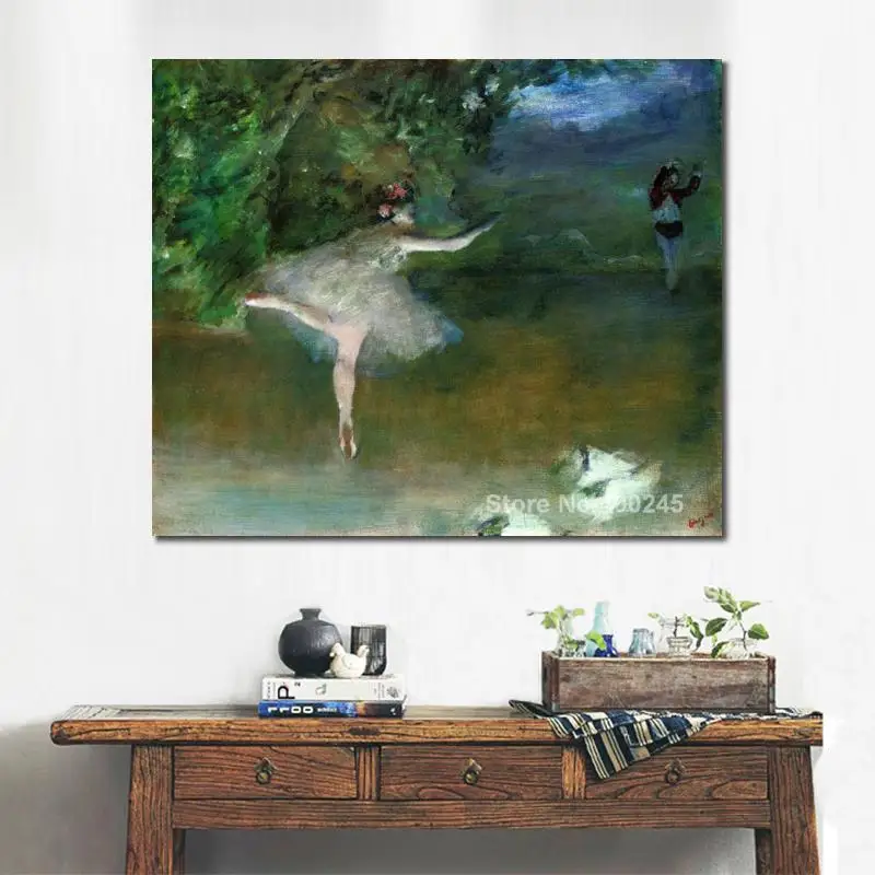 Wall Art Les Pointes Edgar Degas Paintings Hand Painted High Quality