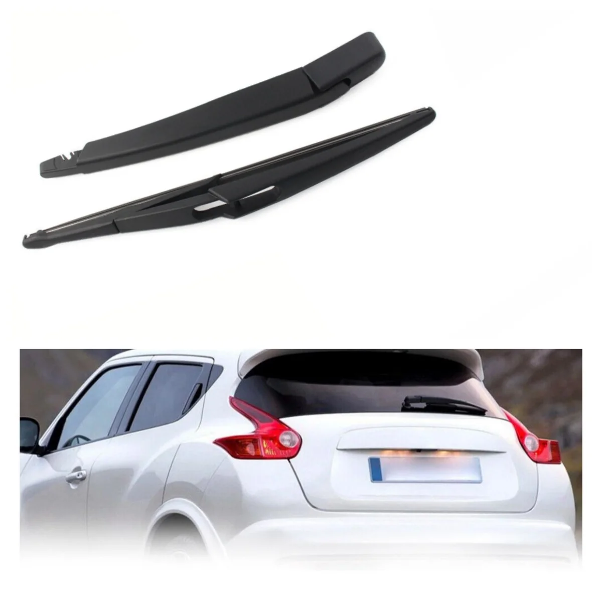 

For Nissan Juke F15 SUV 2010-4/2020 Rear Windscreen Wiper Arm Blade 30cm Car Exterior Wiper Automobiles Parts