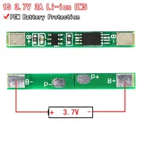 10-100PCS 1s 3.7V 3A Li-ion BMS PCM battery protection board PCM for 18650 lithium ion Li battery