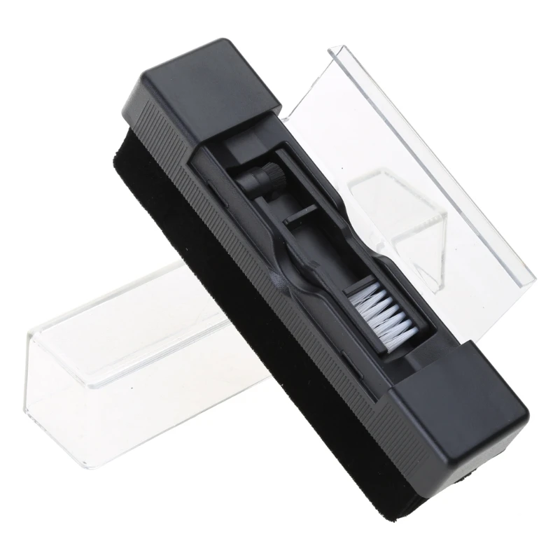 

Carbon Fiber Velvet Anti Static Clean Brush Cleaner Remover for Phonograph Turntable for LP Vinyl Records Cleaning