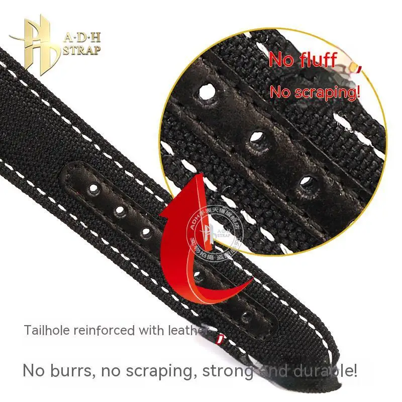 Correa de nailon impermeable y a prueba de sudor para Omega Seamaster New Speedmaster 300 310 210, correa de reloj con hebilla de Pin de 20mm S Universal